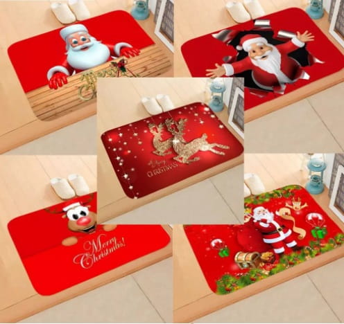 Świąteczna wycieraczka Dywanik antypoślizgowy