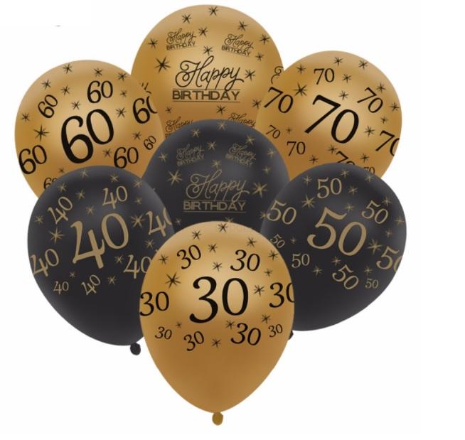 10 sztuk balonów 30 cm ! URODZINOWE