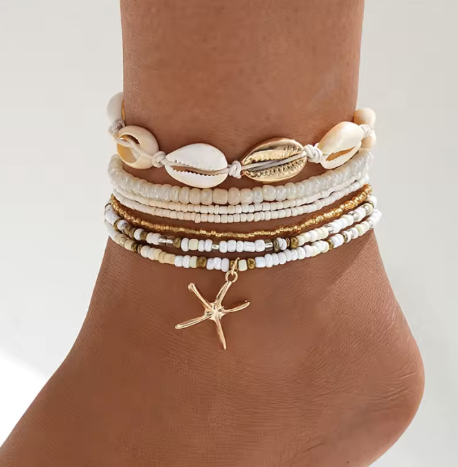 Zestaw letnich bransoletek Muszelki 204