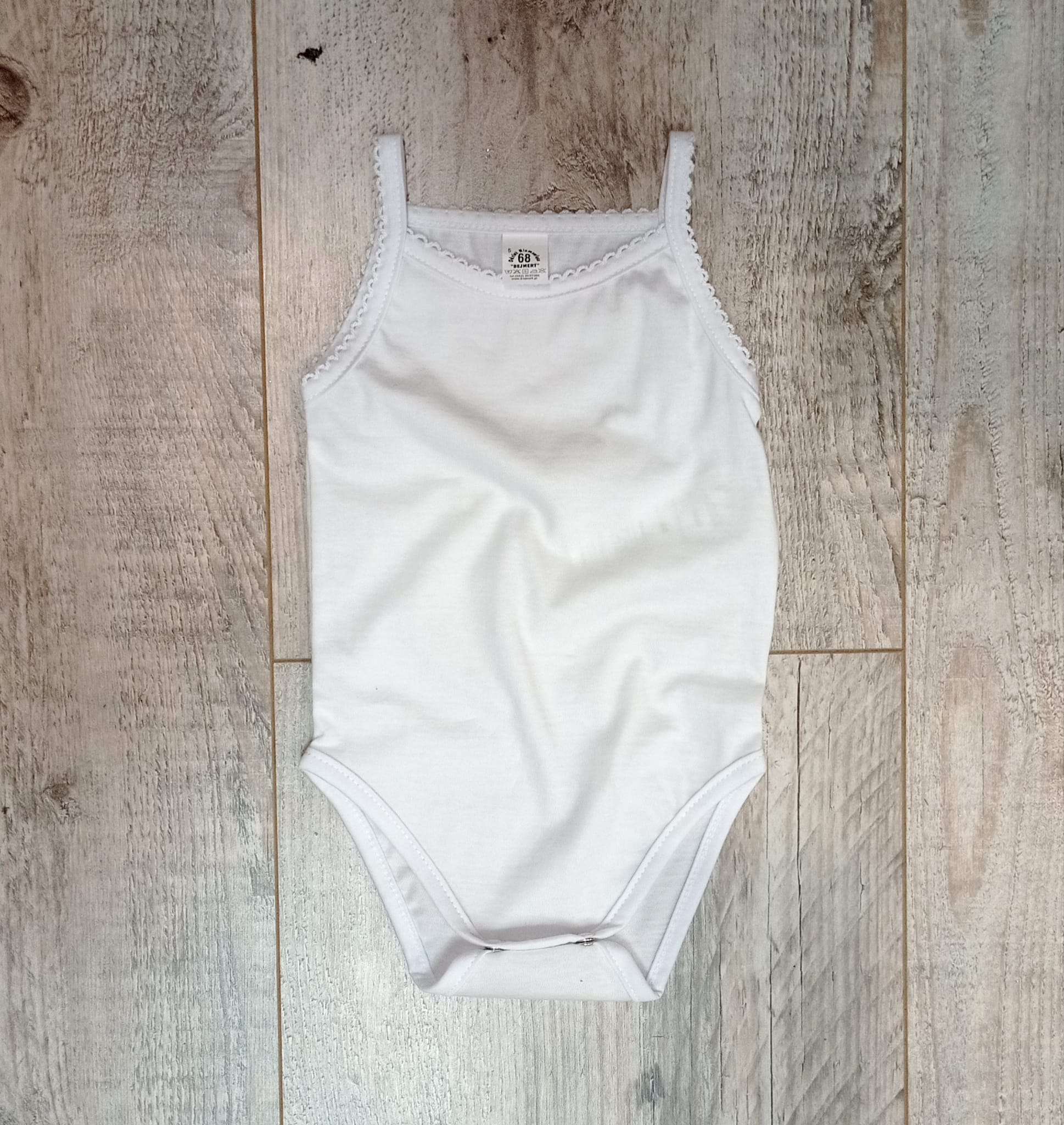 Body na ramiączkach pod sukienkę dla dziewczynki białe