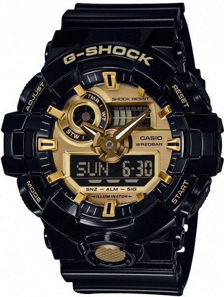 Zegarek męski Casio G-Shock GA-710GB-1AER