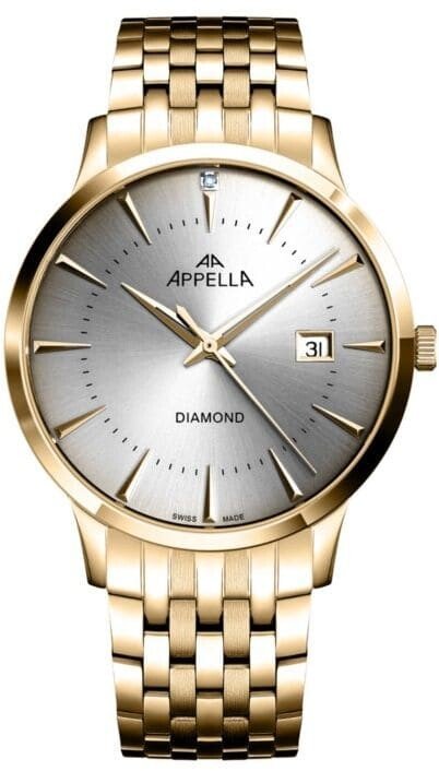Zegarek męski Appella Classic Diamond L12003.1197DQ