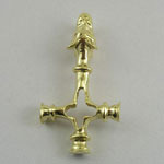 Wilczy Krzyż - pozłacany