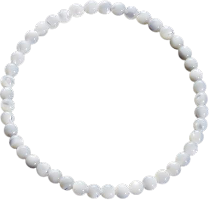 Bransoletka z kamieni - Perły (kulka 4 mm)