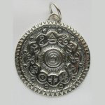 Tarcza słońca (45 mm) - srebro