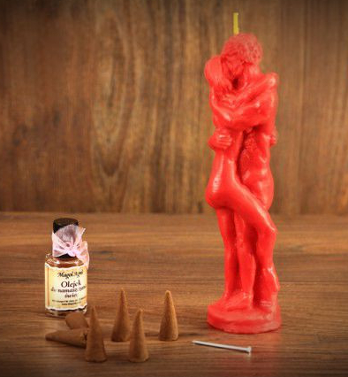 Rytuał na Przyciągnięcie Miłości z CZERWONĄ Świecą Kochanków PARTNERÓW