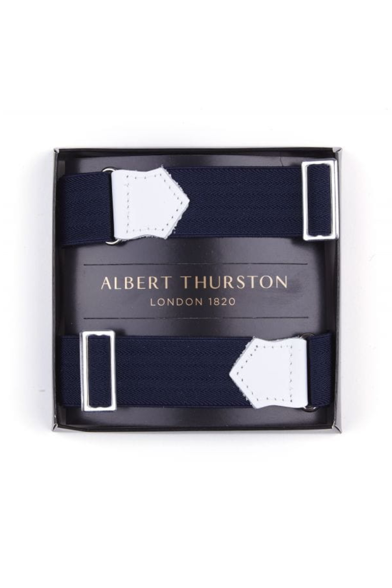 OPASKI DO KOSZULI GRANATOWE