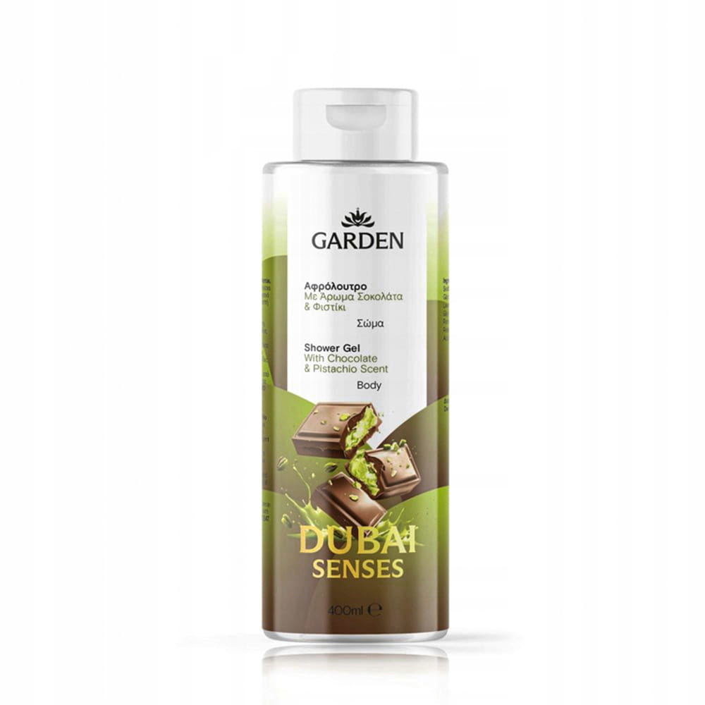 Żel pod prysznic o zapachu czekolady i pistacji Garden Dubai Senses 400ml