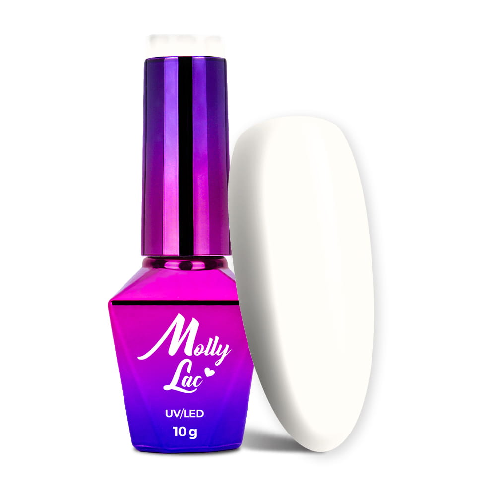 Lakier hybrydowy LED/UV Gel Polish MollyLac Wedding Yes, I Do Nr 20 Wedding Dress 10 g