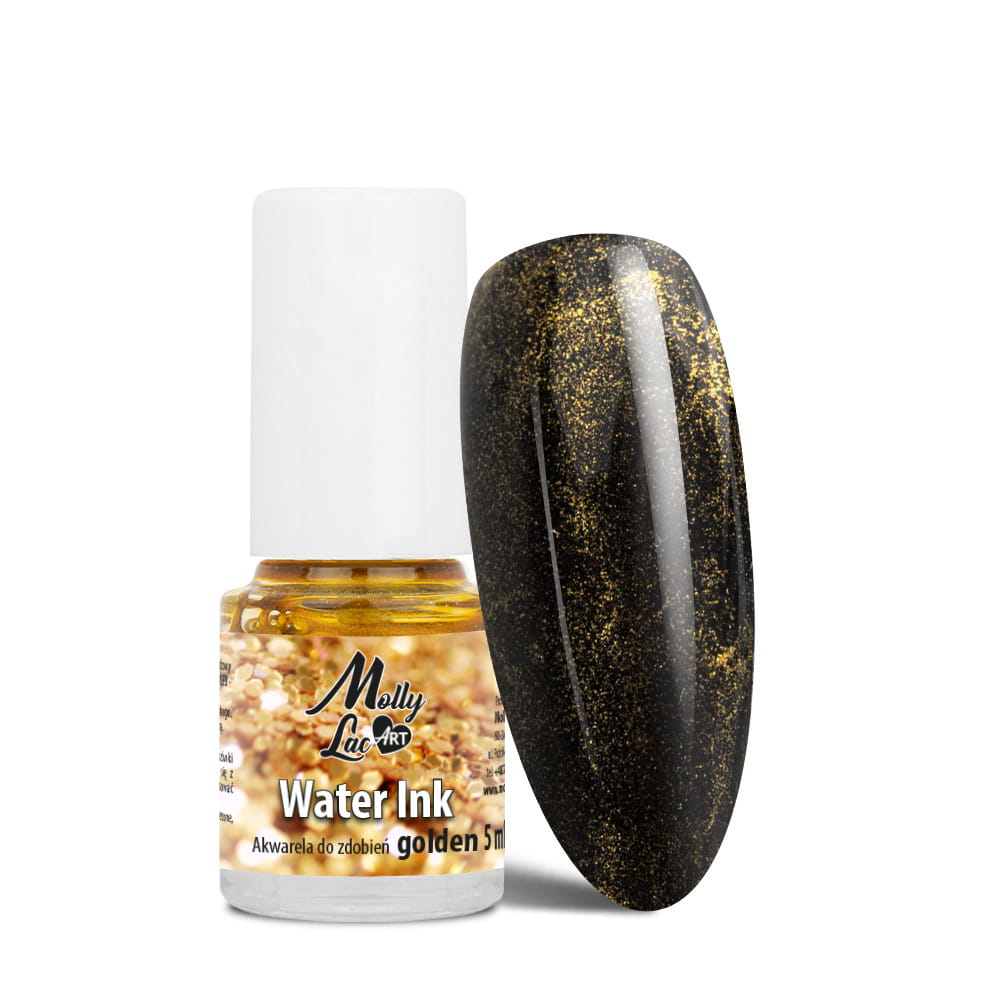 Water Ink MollyLac ART akwarela do zdobień Golden
