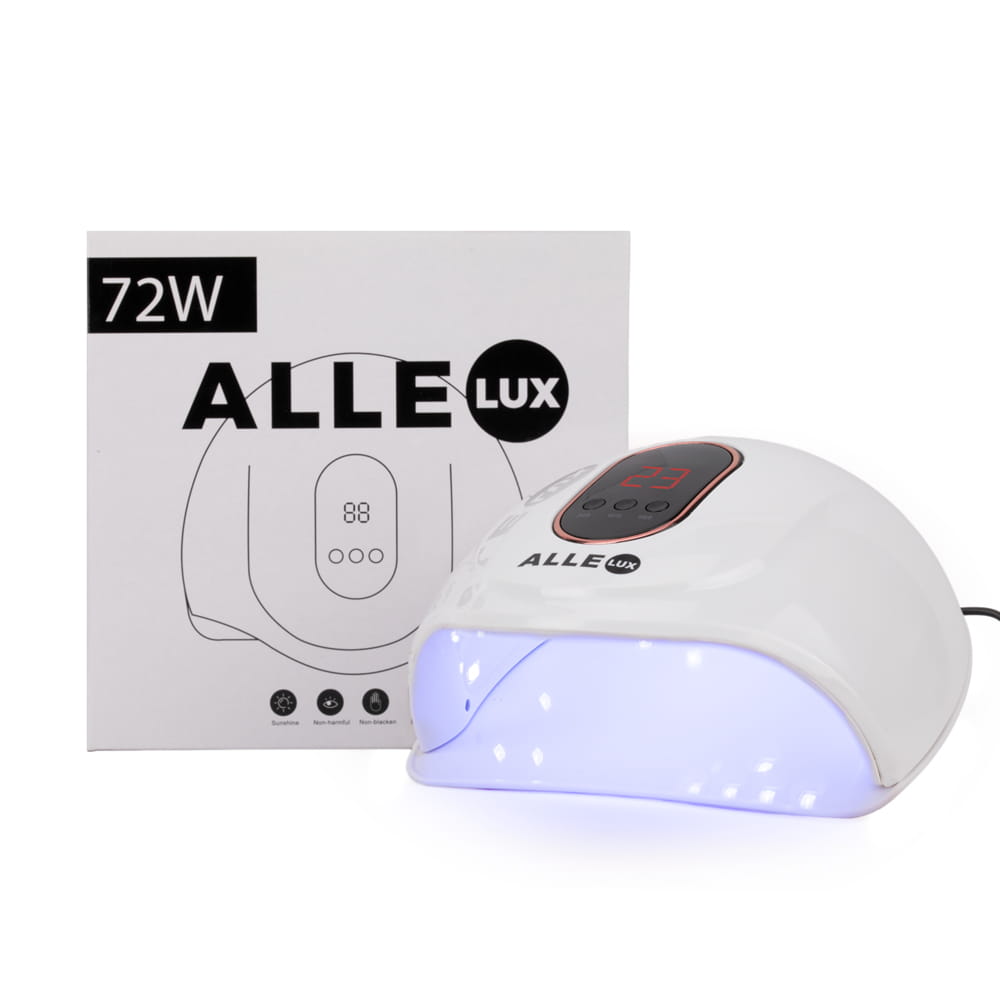 Lampa do paznokci UV/LED 72W do lakierów hybrydowych biała AlleLux T15