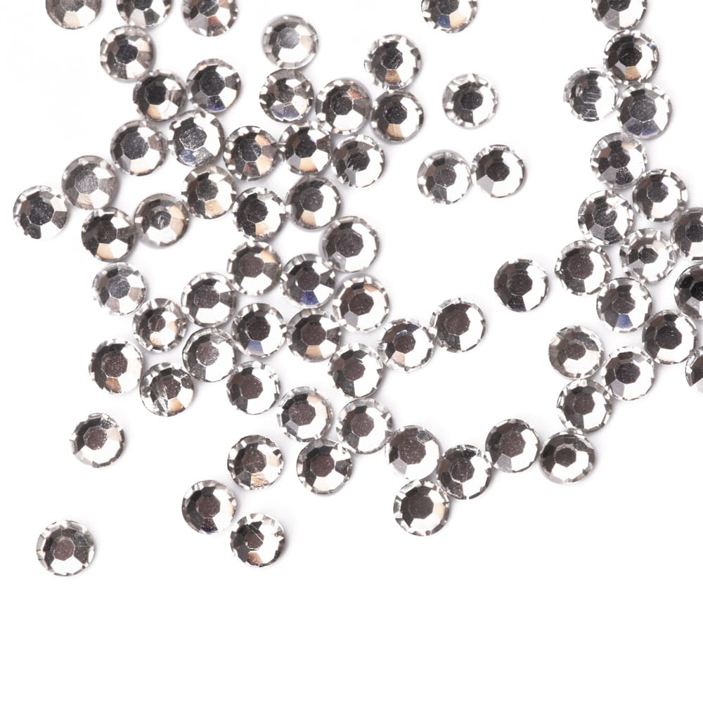 Cyrkonie do paznokci szklane SS6 Crystal ok.1440 szt paczka