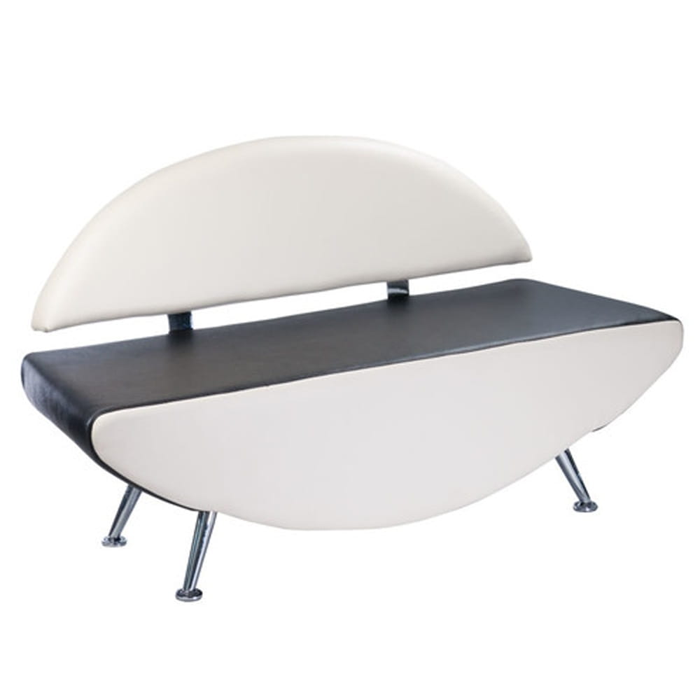 Bs kanapa do poczekalni carini bd 6710 biało czarna