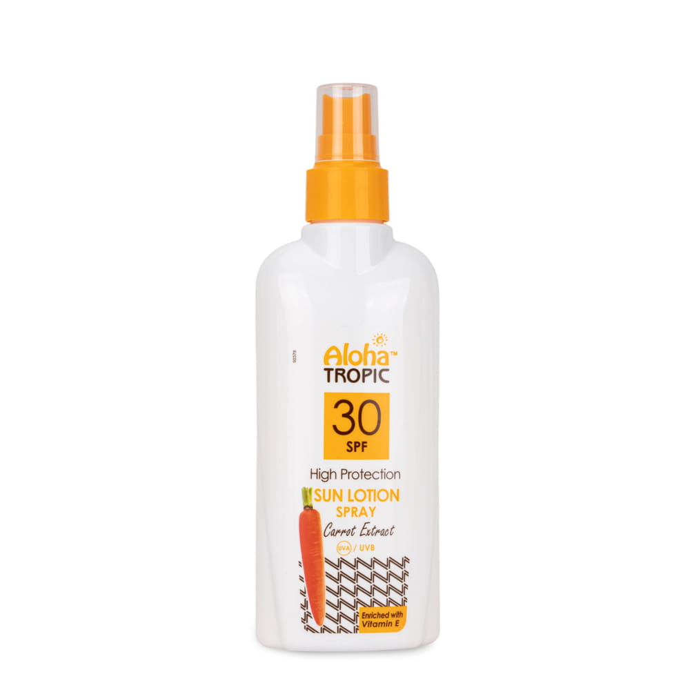 Balsam lotion do opalania w sprayu marchewkowy SPF30 Aloha Tropic 200ml