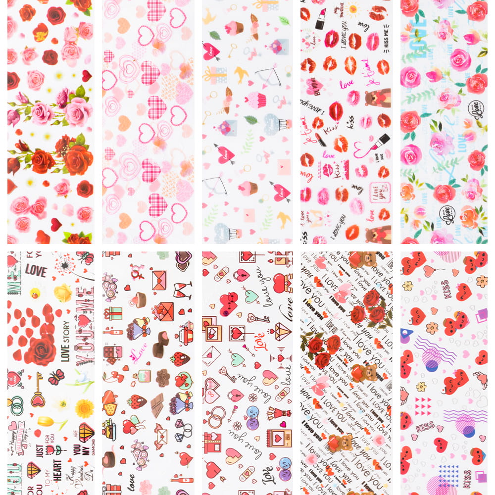 Folie transferowe 10 sztuk po 100 cm XKZ 32-03