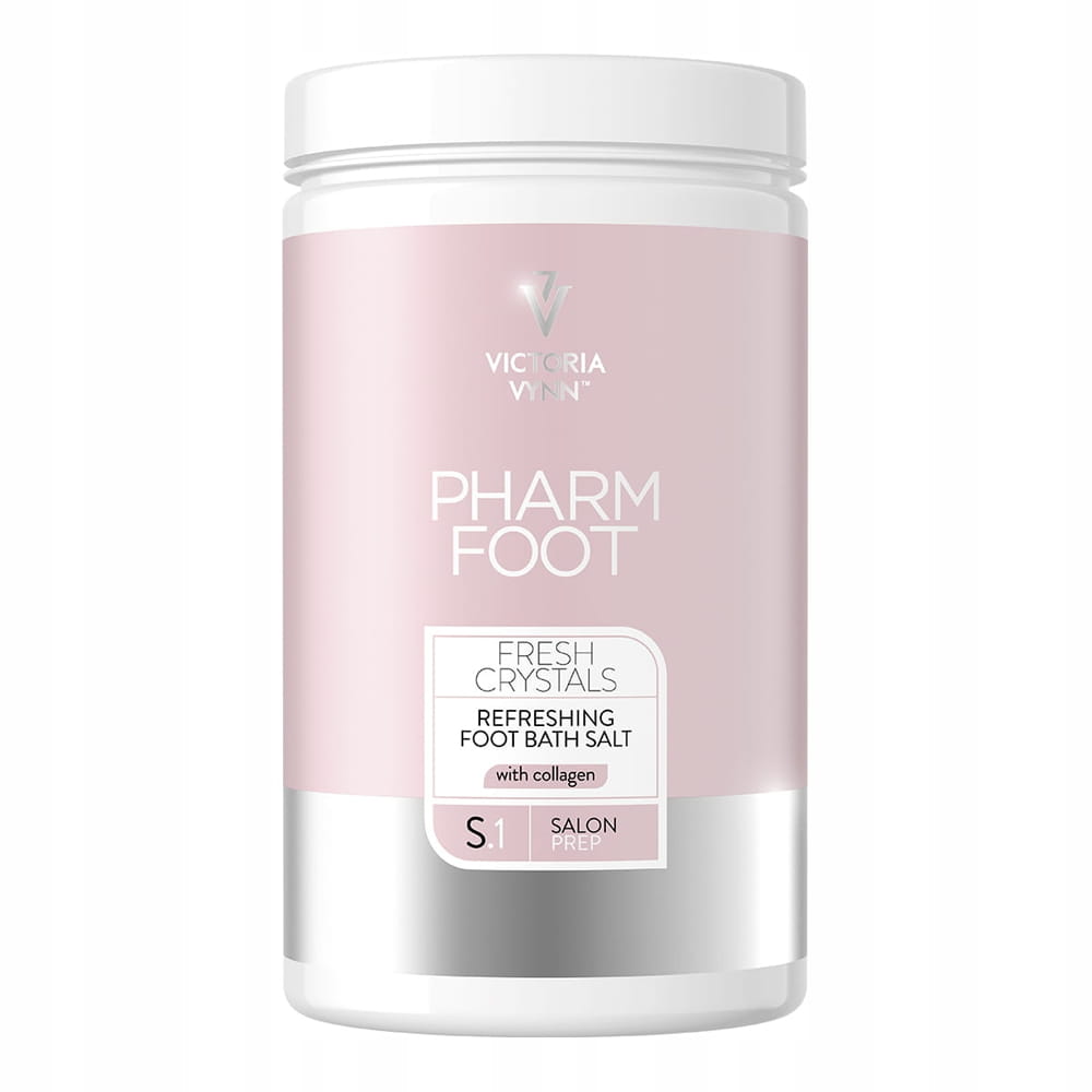 Sól odświeżająca do kąpieli stóp z kolagenem Victoria Vynn Pharm Foot FRESH CRYSTALS 1250g