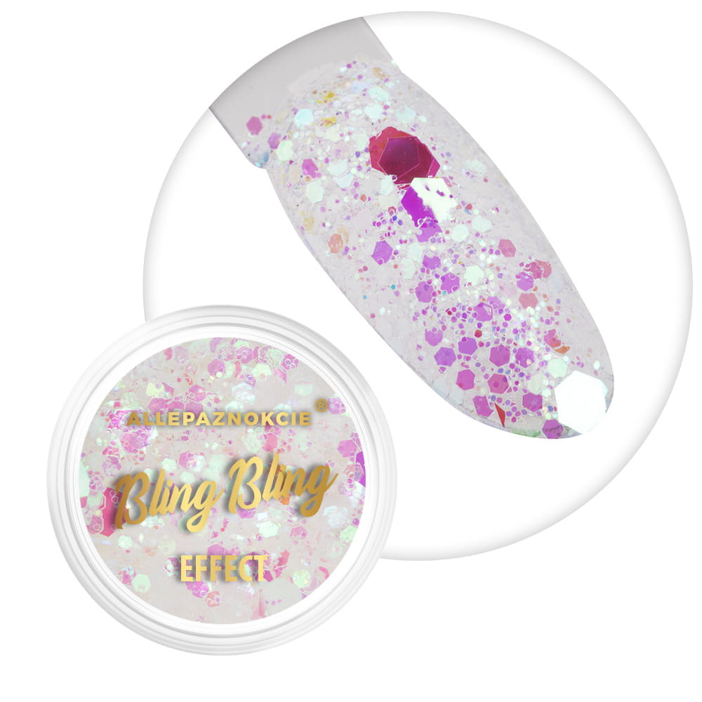 Pyłek do paznokci Bling Bling Effect Allepaznokcie 1 g Nr 07