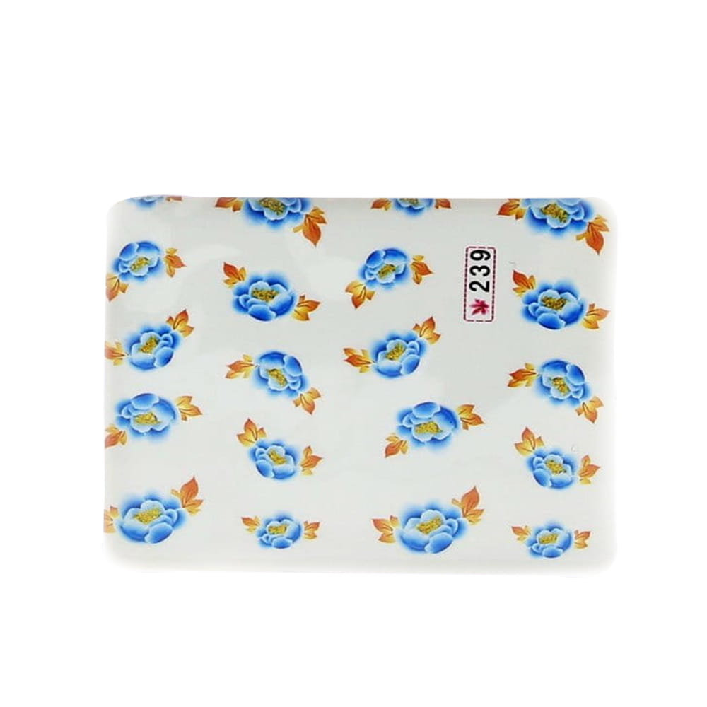 Naklejki wodne do paznokci kwiaty Nr 239