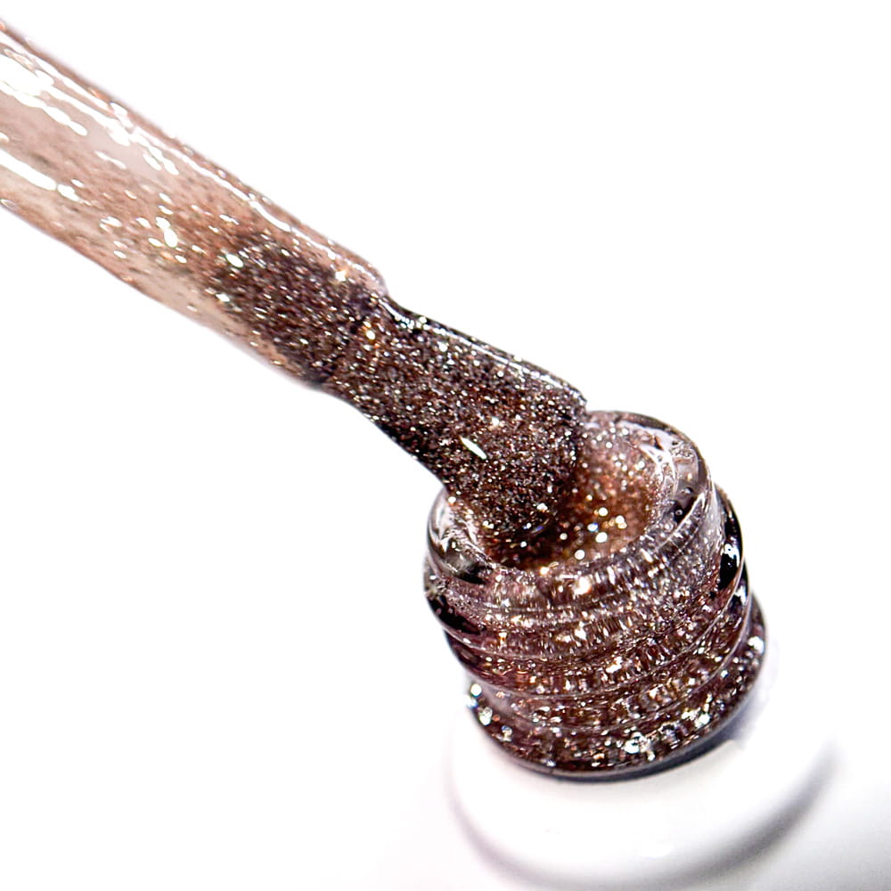 Lakier hybrydowy LED/UV Gel Polish Molly Nails Flashing Lights Nr 564 Bitter Brown HEMA/Di-HEMA Free 8g