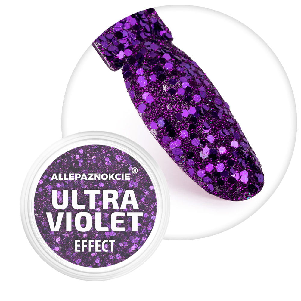 Pyłek do paznokci Ultraviolet Effect Allepaznokcie 1 g Nr 06