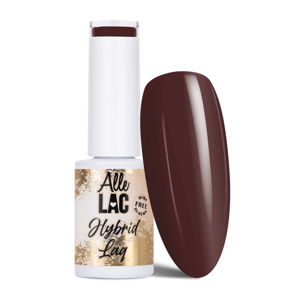 Lakier hybrydowy LED/UV Gel Polish AlleLac Coffee & Chocolate Collection Nr 52 HEMA/Di-HEMA Free 5g