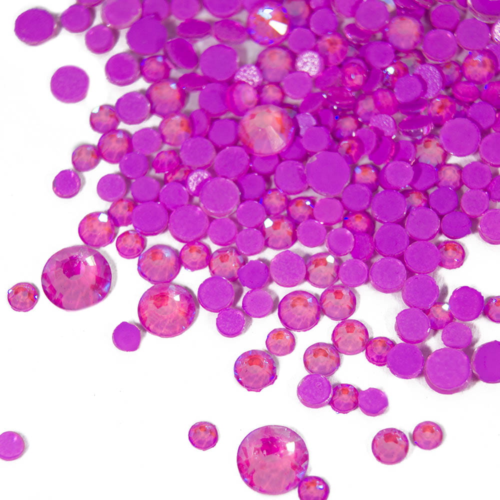 Cyrkonie opal GLOW night Świecące w ciemności mix rozmiarów ok.250 szt Nr 5