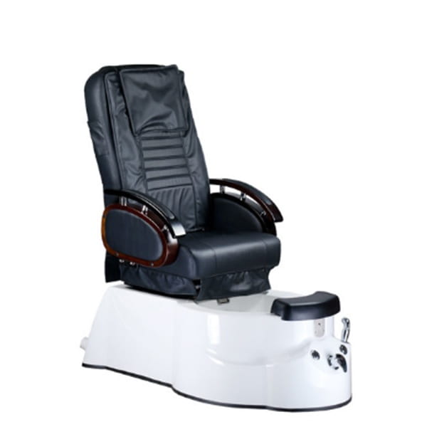 Bs fotel do pedicure z masażem br-3820d czarny
