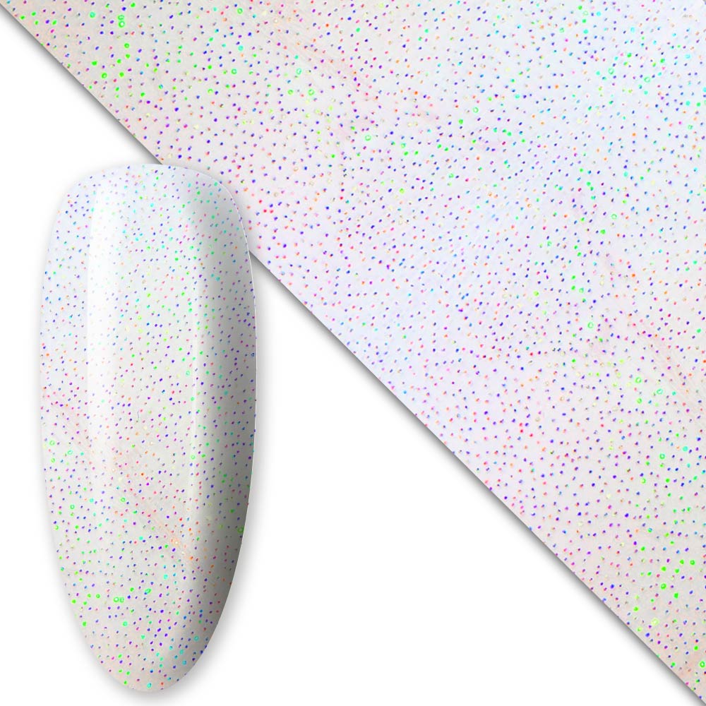 Folia transferowa przezroczysta holograficzna 100cm Nr 8-8