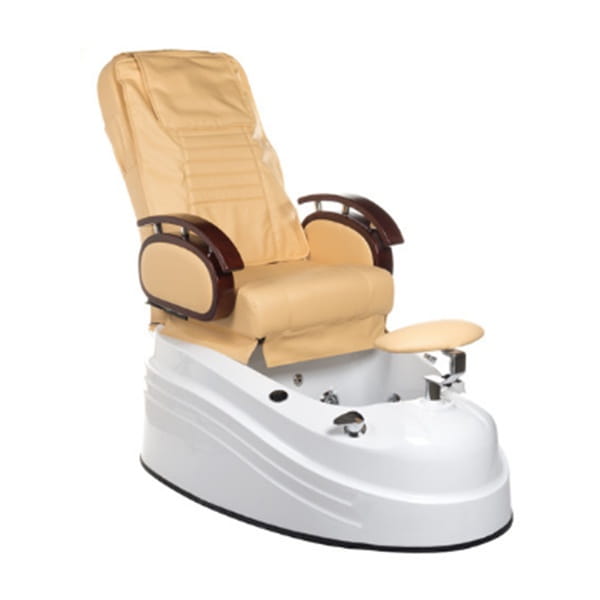 Bs fotel do pedicure z masażem br-2307 beżowy