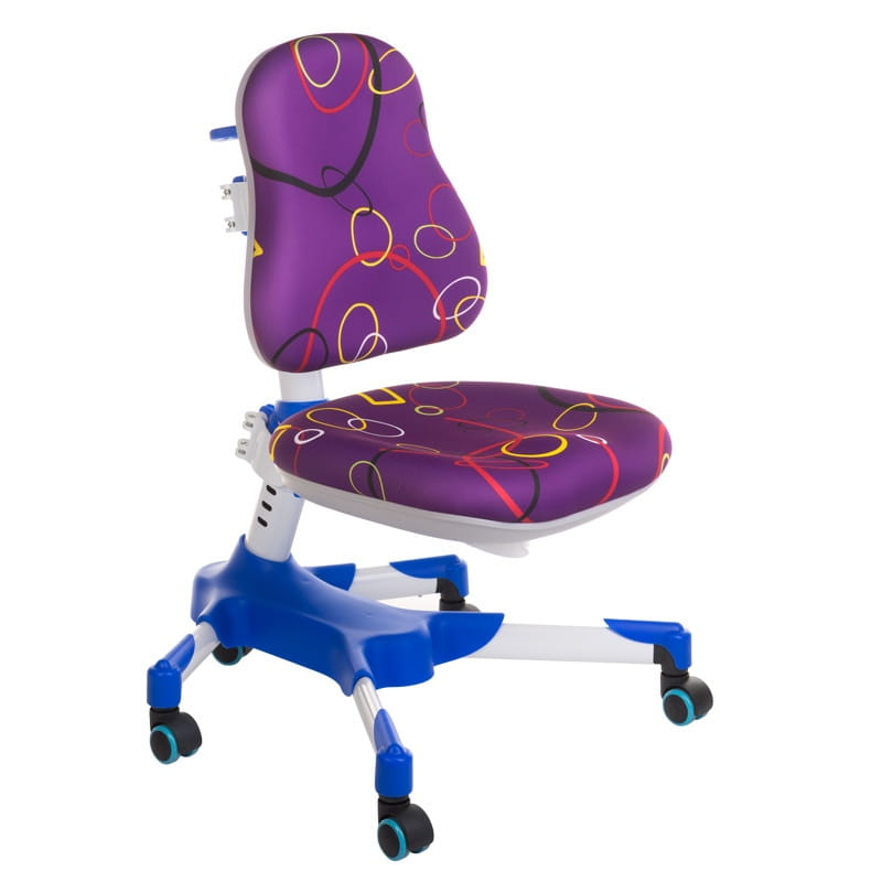 Bs fotel dla dzieci do biurka bx-001 fioletowy