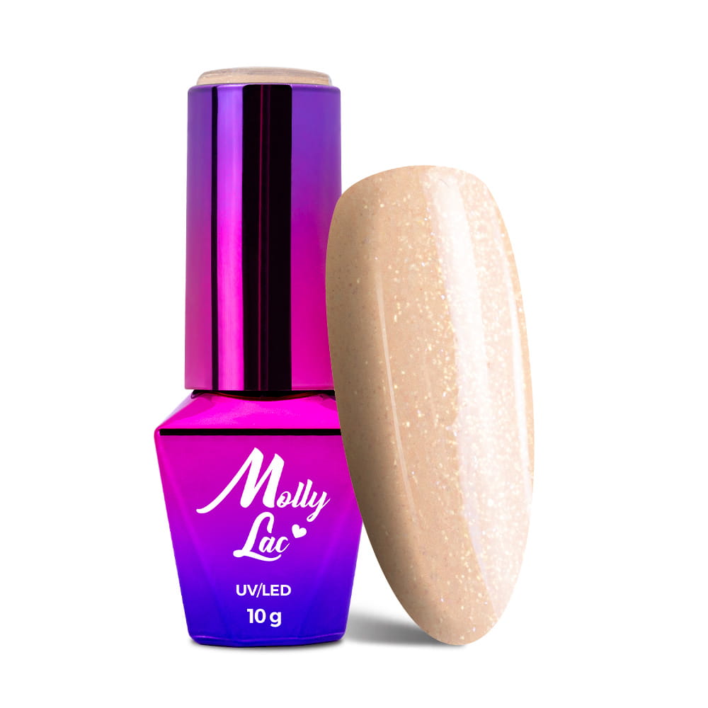 Lakier hybrydowy LED/UV Gel Polish MollyLac BonBons Nr 454 Vanilla Shake 10 g