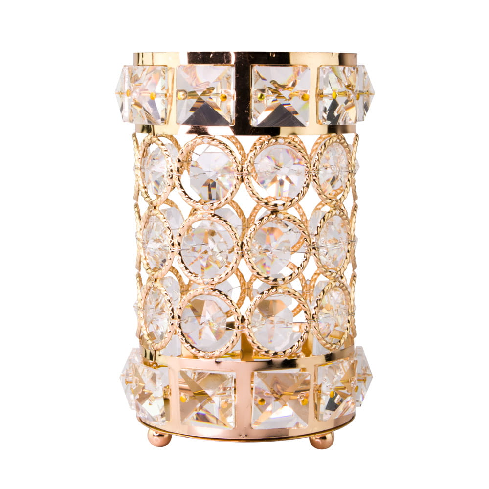 Stojak organizer pojemnik na pędzelki Złoty Nr 1