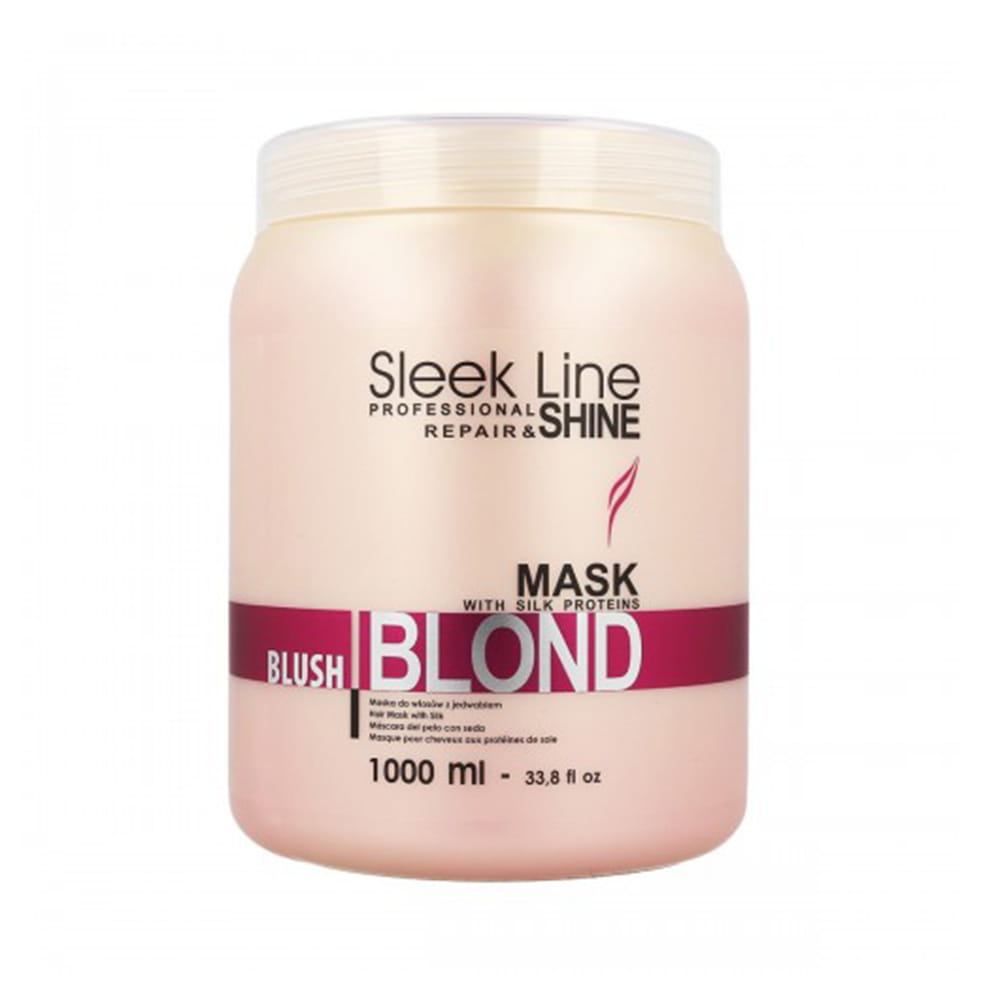 Maska nadająca różowy odcień do włosów blond Stapiz Blush Blond 1000 ml