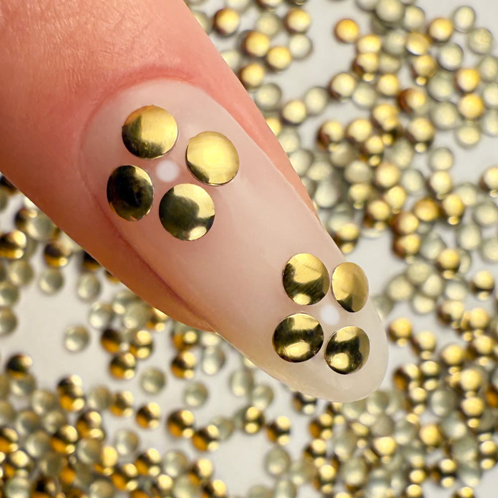 ShinePins gładkie ćwieki błyskotki ozdoby do paznokci large NTN Premium Nr 3 5g