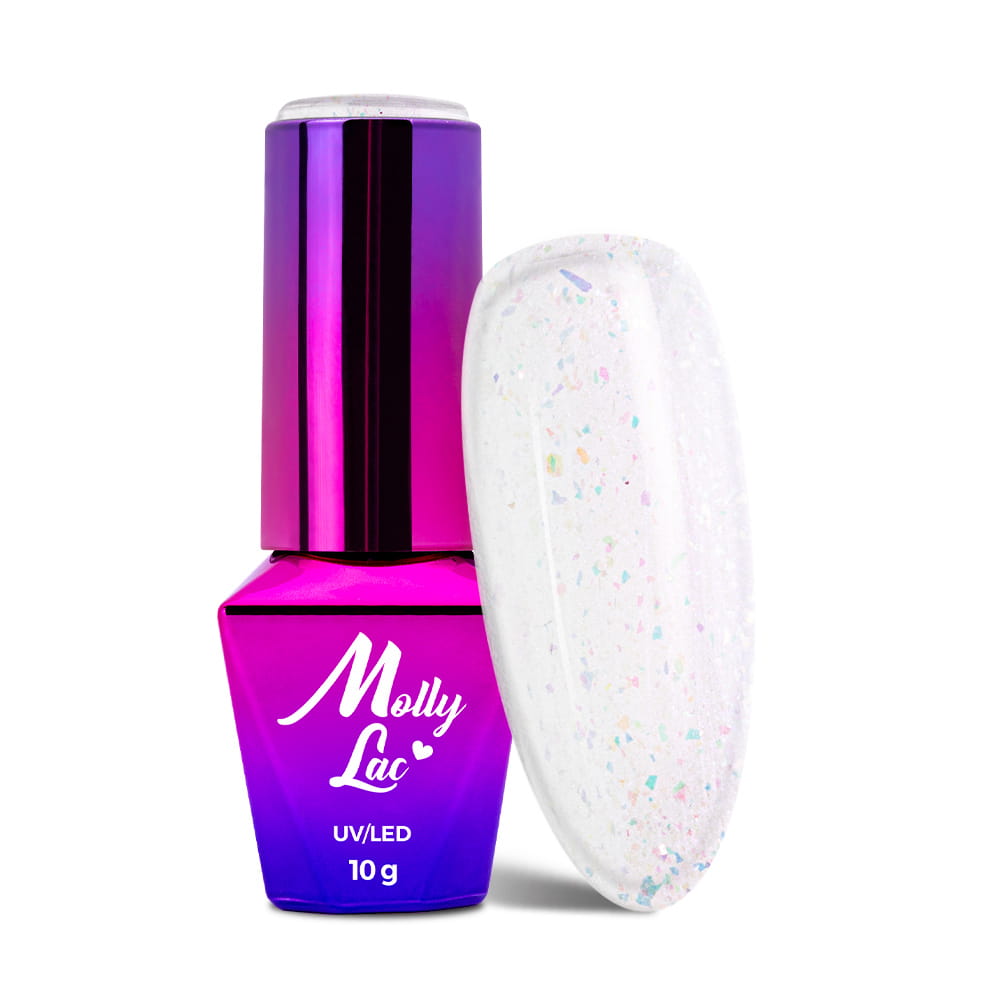 Lakier hybrydowy LED/UV Gel Polish MollyLac Mermaid Whispers Nr 599 Sea Angel 10g