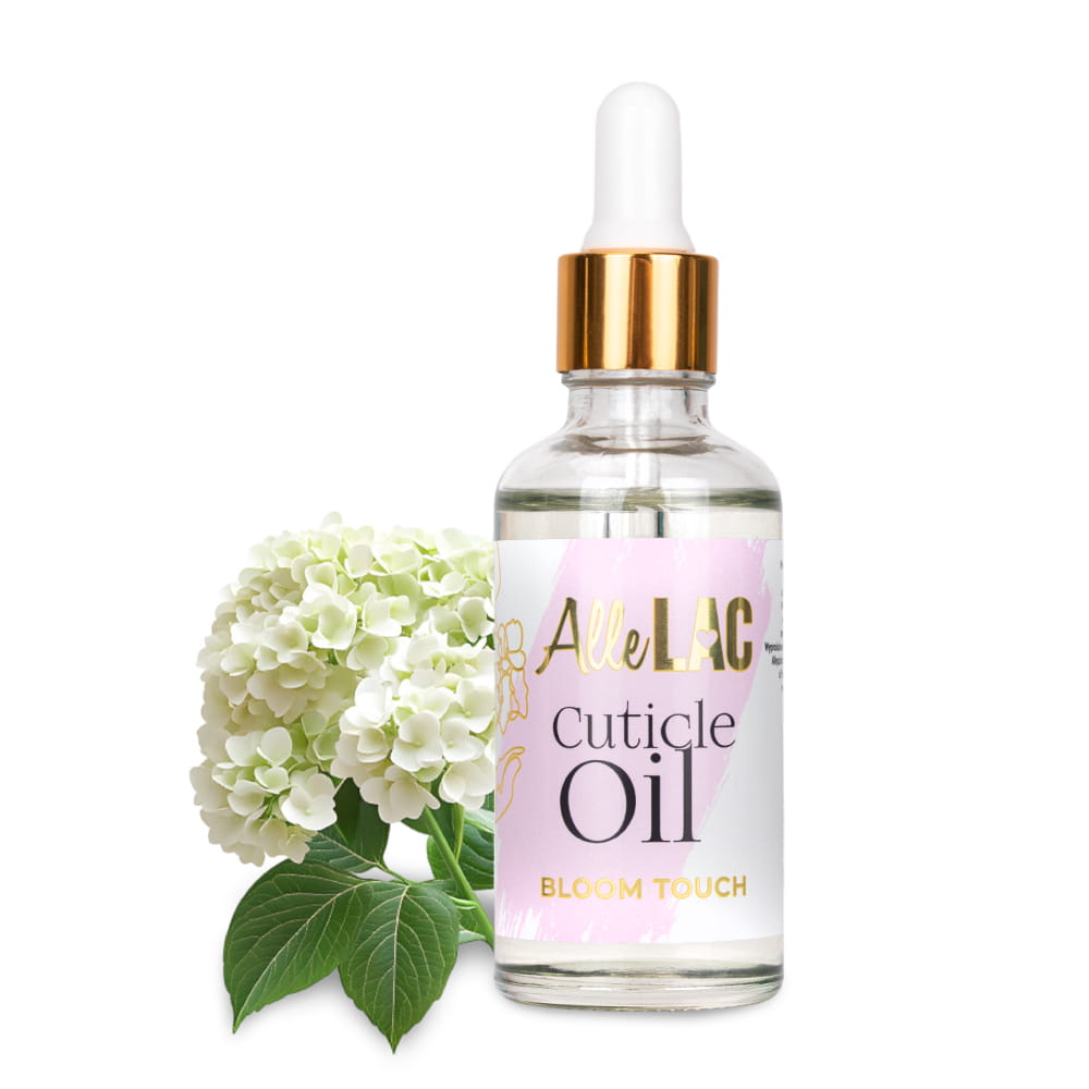 Oliwka do skórek z zakraplaczem AlleLac o zapachu Bloom Touch 50 ml