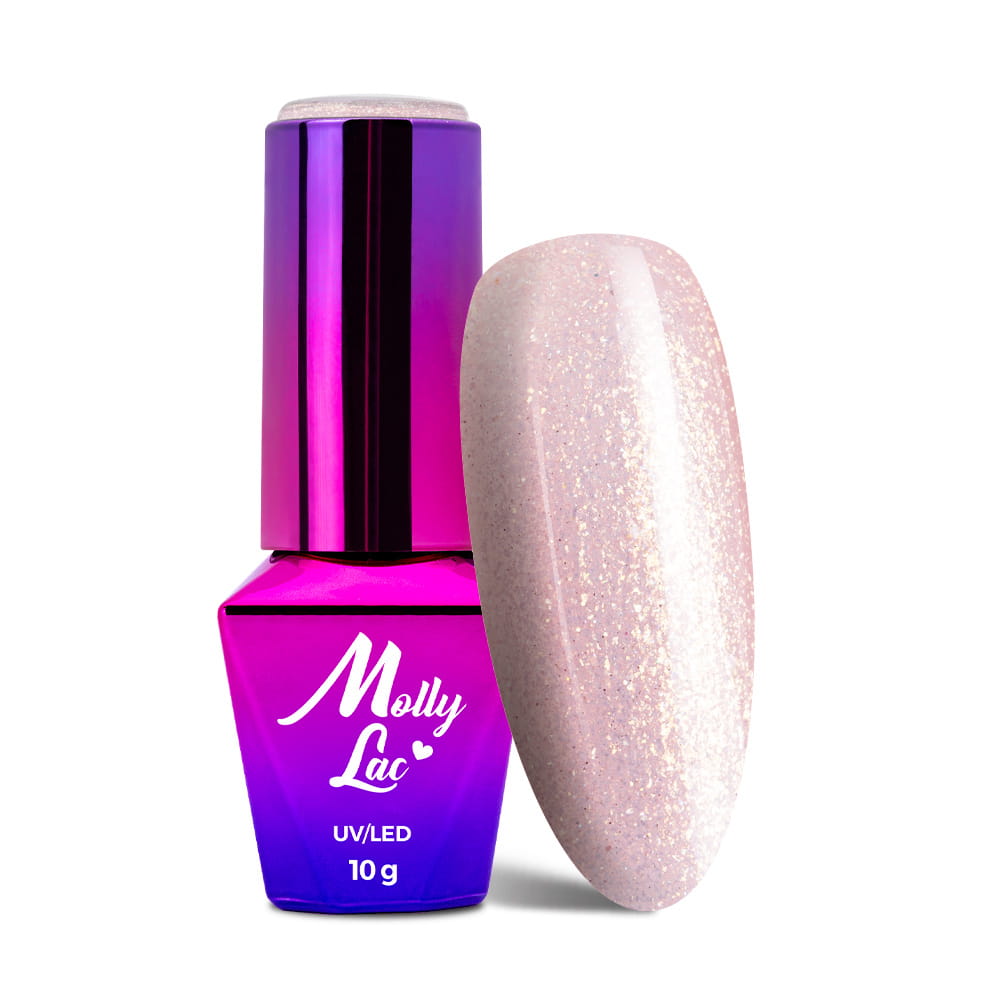 Lakier hybrydowy LED/UV Gel Polish MollyLac Wedding Dream & Champagne Nr 382 Anniversary 10 g