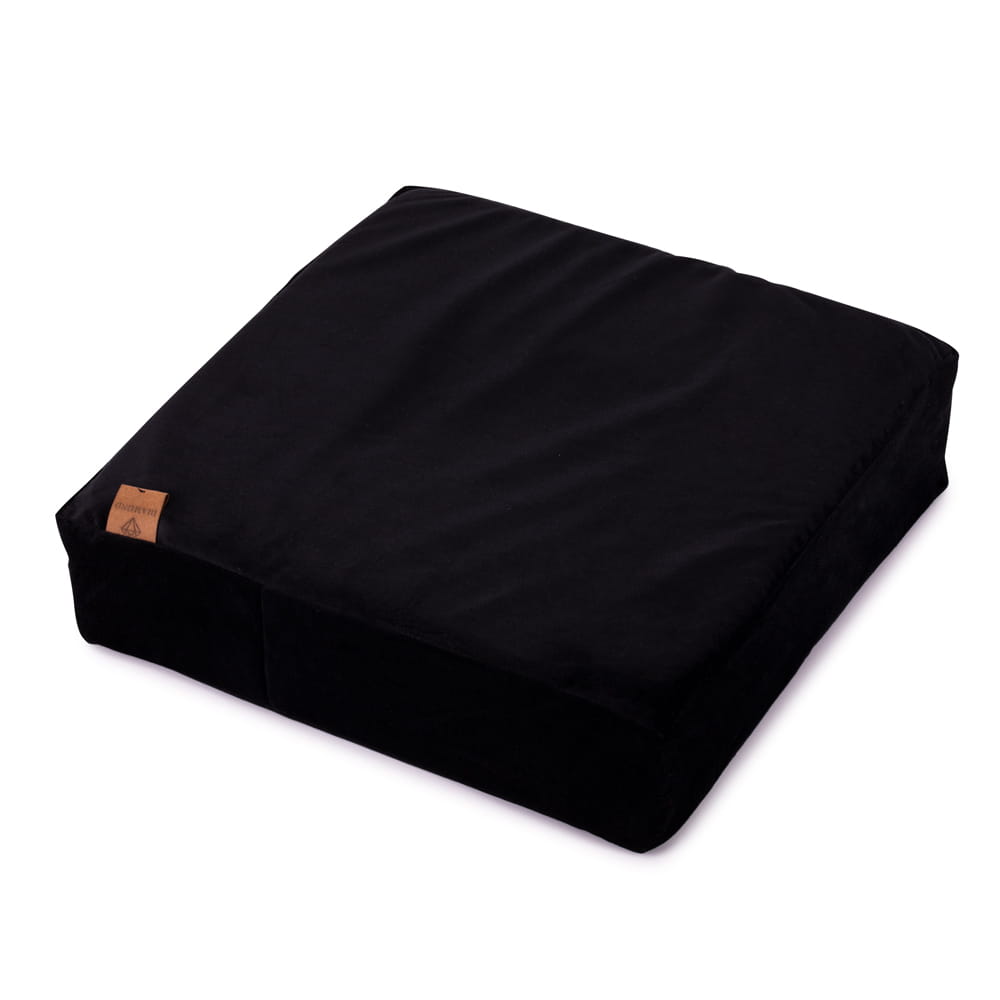 Poduszka kwadratowa na siedzisko Diamond Black