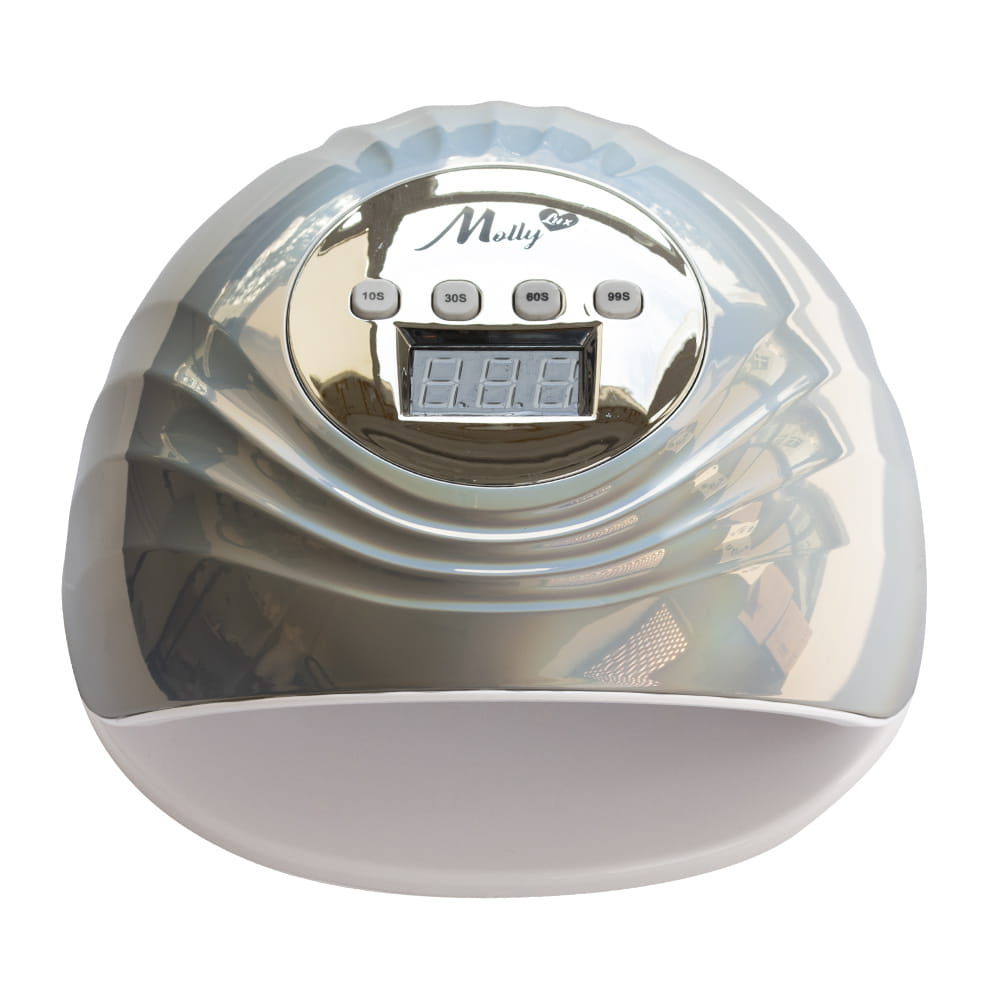 Lampa do paznokci UV/LED 86W do lakierów hybrydowych Holograficzne Srebro MollyLux Holo Infinity