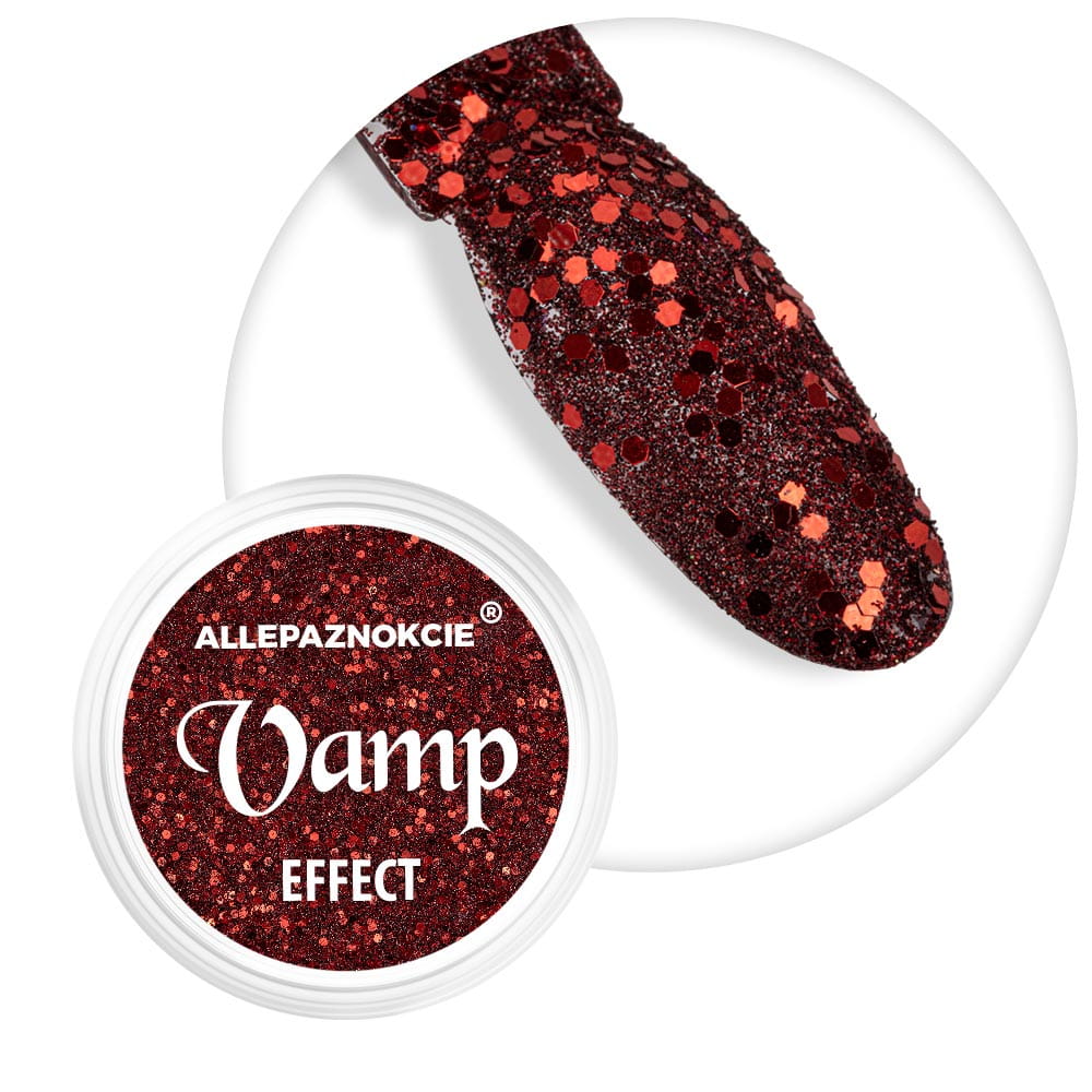 Pyłek do paznokci Vamp Effect Allepaznokcie 1 g Nr 06