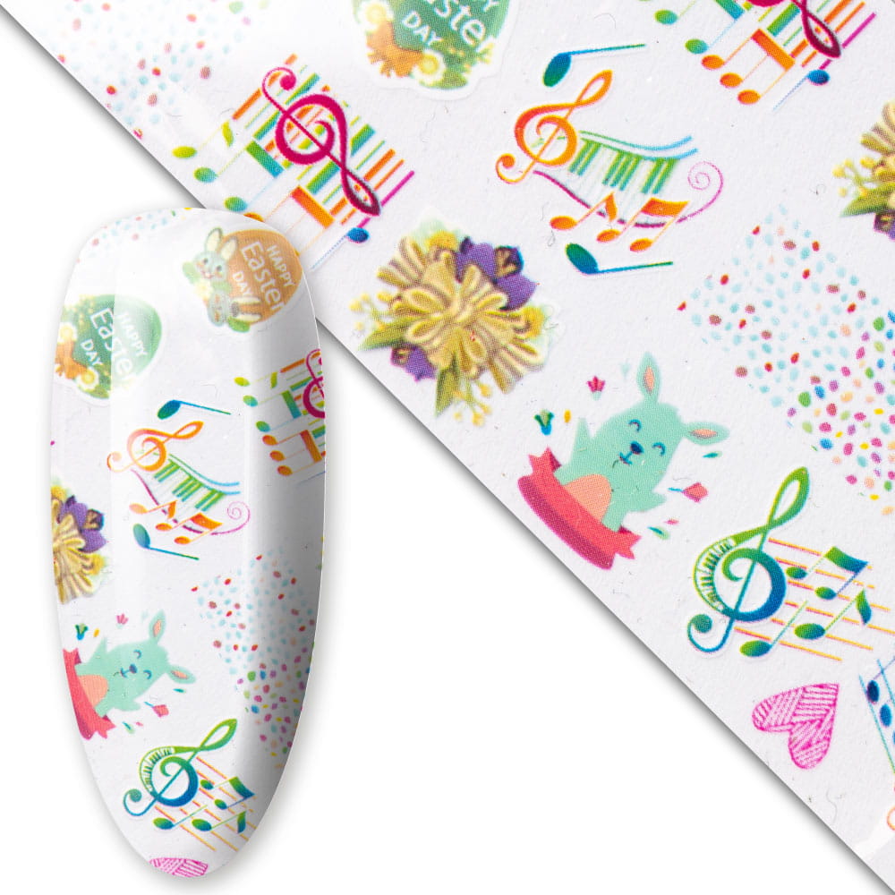 Folia transferowa wielkanocna 100 cm Nr 14