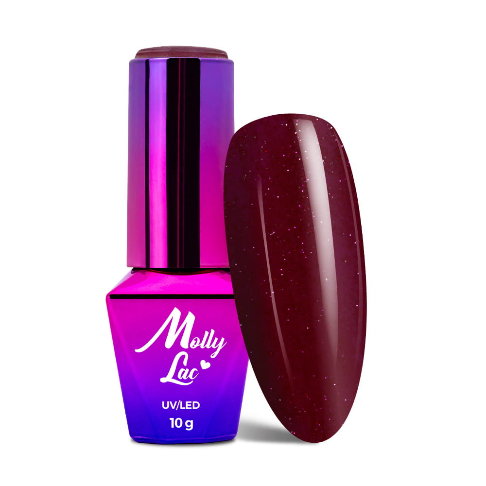 Lakier hybrydowy LED/UV Gel Polish MollyLac Hearts & Kisses Nr 191 A Kiss In Paris 10 g