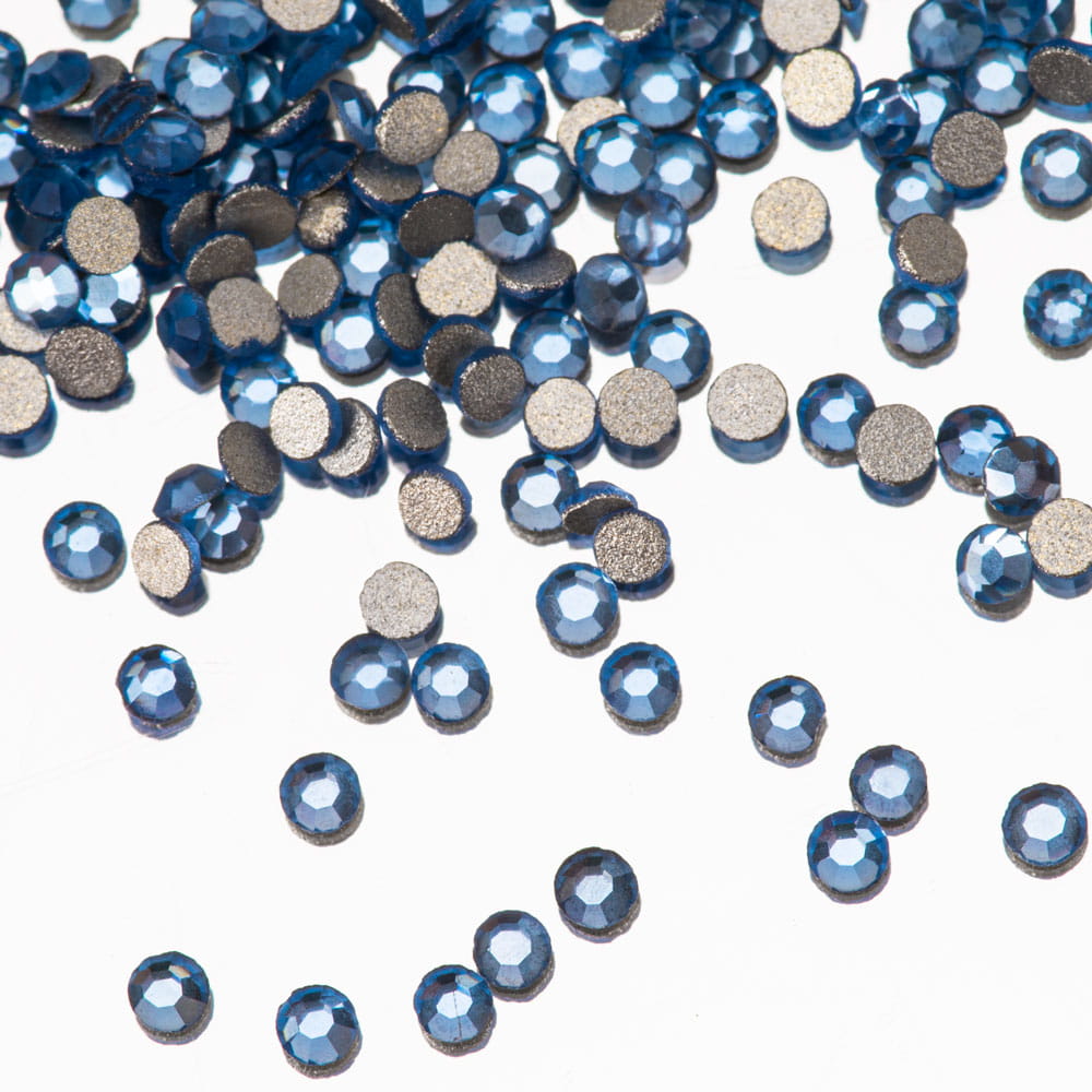 Cyrkonie do paznokci szklane SS3 Light Saphire ok.50 szt