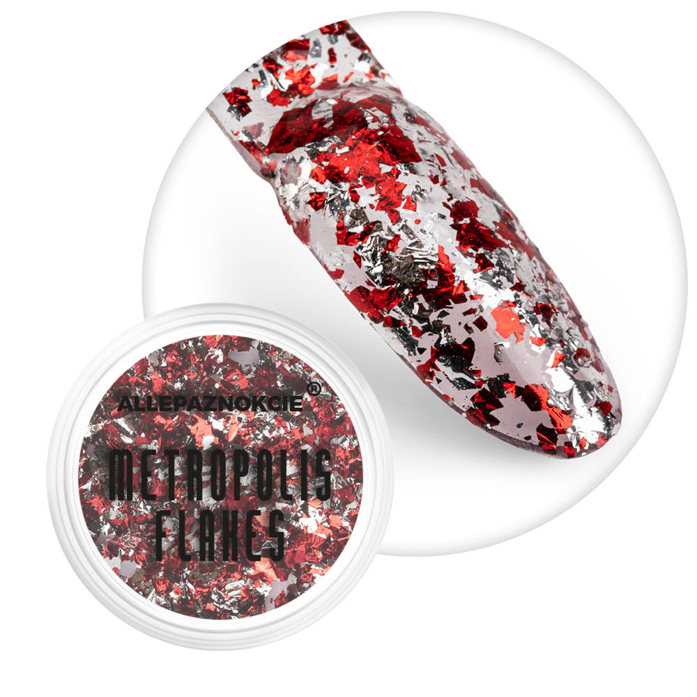 Pyłek do paznokci Metropolis Flakes Allepaznokcie 0,15g Nr 5
