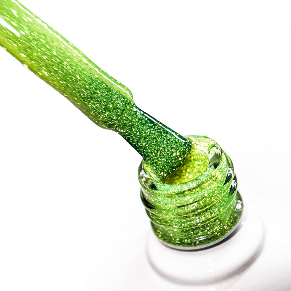 Lakier hybrydowy LED/UV Gel Polish Molly Nails Flashing Lights Neon Nr 647 Evergreen HEMA/Di-HEMA Free 8g