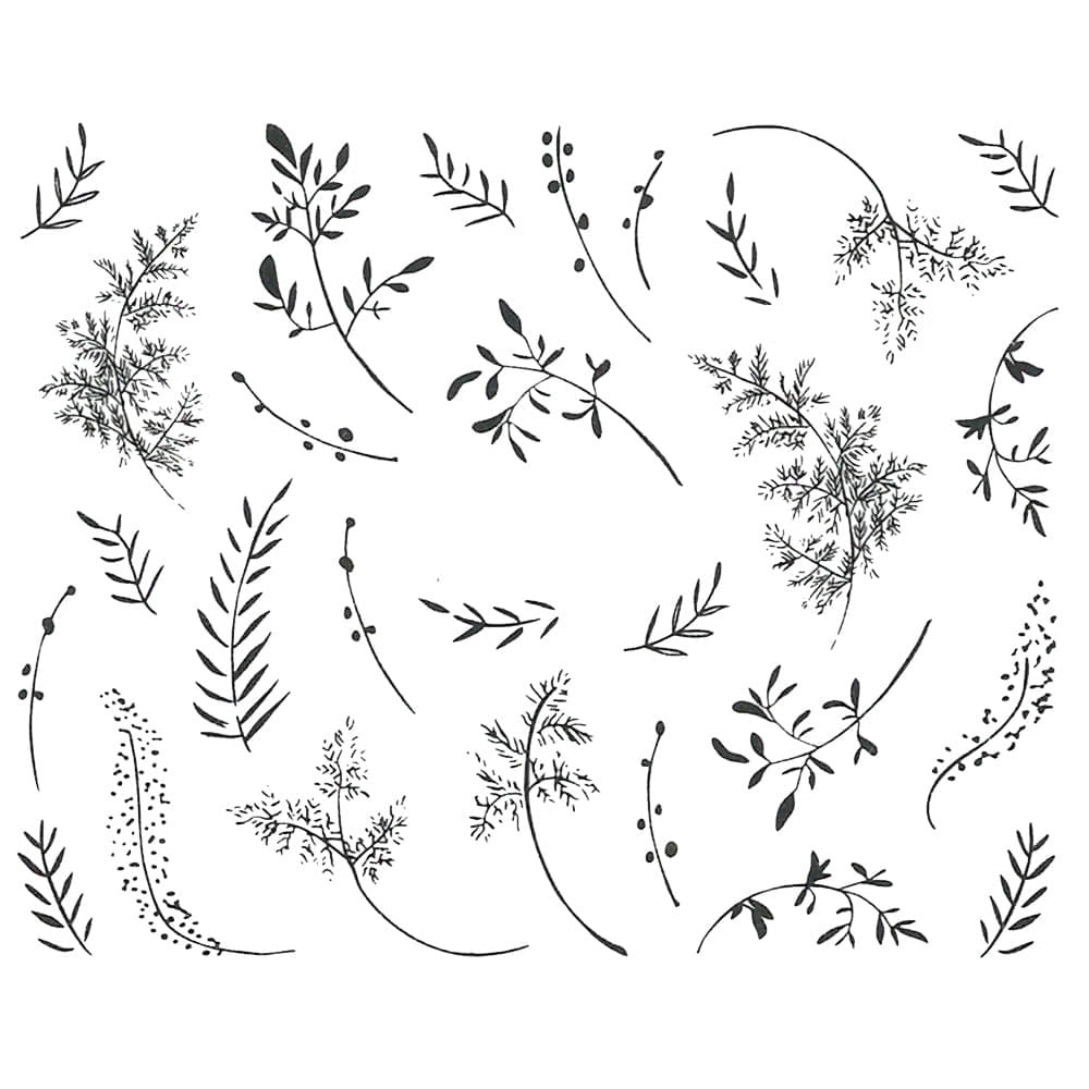 Naklejki wodne do paznokci rośliny STZ-808