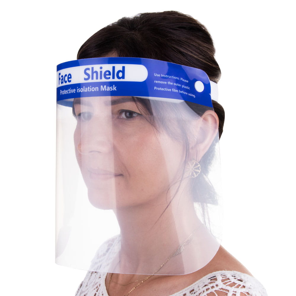 Przyłbica ochronna podologiczna na twarz z pianką