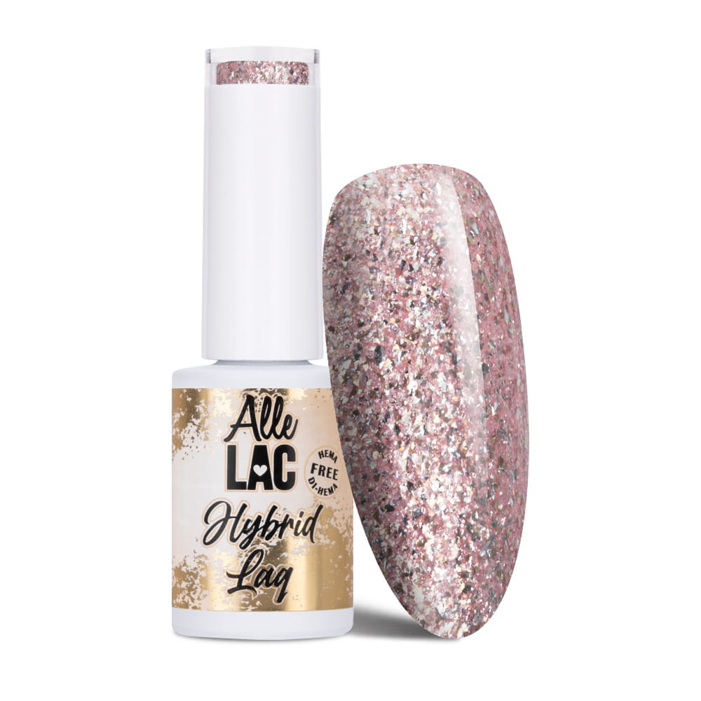 Lakier hybrydowy LED/UV Gel Polish AlleLac Shine Like a Bride Nr 125 HEMA/Di-HEMA Free 5g