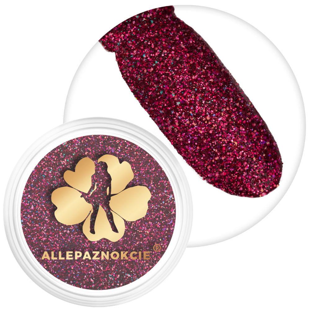 Pyłek do paznokci Efekt Holo Allepaznokcie słoiczek Nr 1
