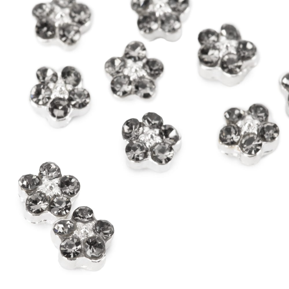 Ozdoby do paznokci kwiatki 3D Molly Nails K1126 10 szt